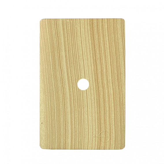 Placa 4x2 Furo - Novara Especiais Maple